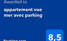 appartement vue mer avec parking